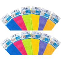 CasaSofia- PAMEX Paño Microfibra Especial Volumen 30x40-12 Unidades (6 colores x2) - details 1