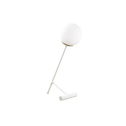 CRISTAL RECORD Lámpara de Mesa Blanca Tulipa Blanca Model 17 - Iluminación Led Interior - 1