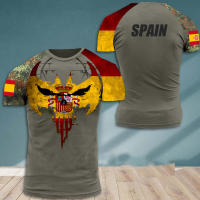 Camiseta De Verano Para Hombre Estilo Militar Con Estampado De Bandera Diseño Oversize Cuello Redondo Manga Corta Moda Casual - details 3