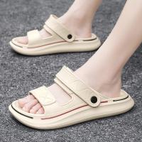 Sandalias De Verano Para Hombre EVA Suave Plataforma Unisex Zapatillas Casuales Para Playa Zapatos Interiores Y Exteriores Sandalias De Tobillo Cierre Hook & Loop Talla Verdadera - details 15