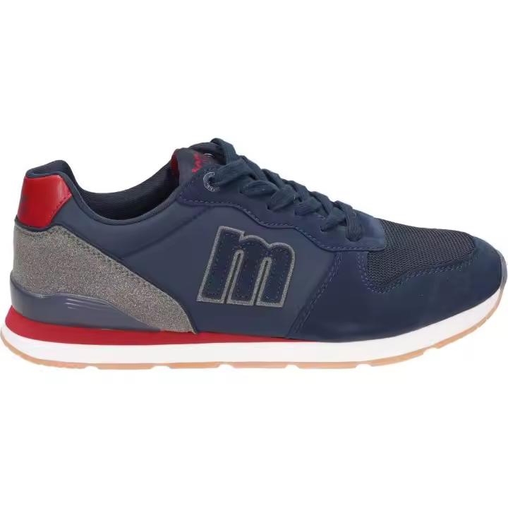 MTNG | Zapatillas Casual Mustang Joggo Classic para Hombre – Deportivas en Color Azul Marino con Detalles – Sneakers con Cordones – Estilo Casual – Cómodos – Versátiles – Modelo 84467 - 1