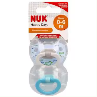 Nuk Chupete Anatómico Silicona Talla 1 2Uds - 1