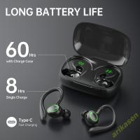 Auriculares Bluetooth Inalámbricos 5.3 Sports Con Micrófono Reducción De Ruido TWS Estéreo Alta Fidelidad Toques Sensibles Para Correr Y Estudiar Negro - details 10
