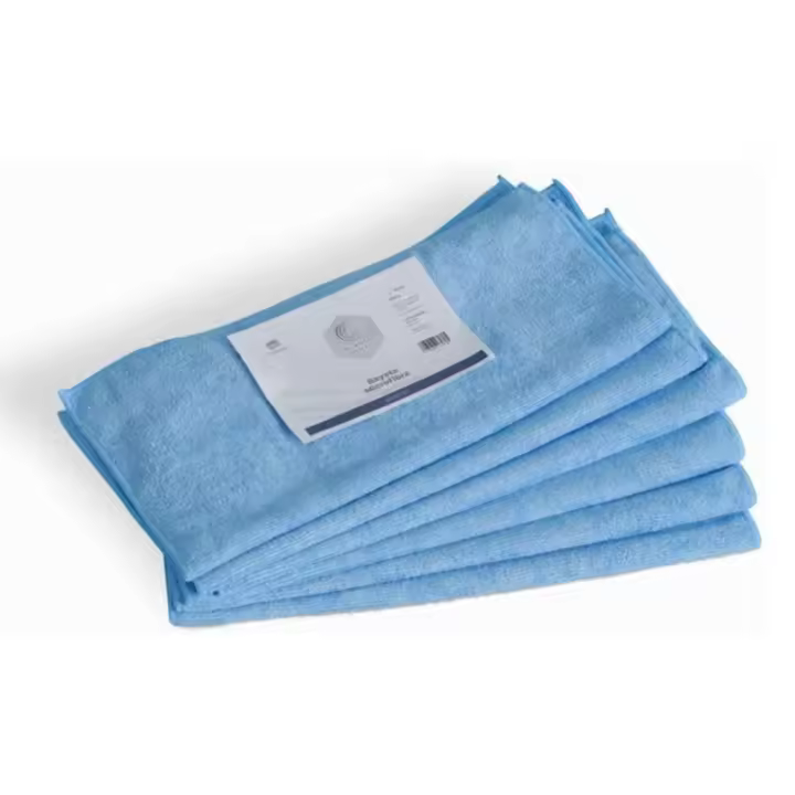 Bayeta Microfibra Azul 6 unidades Blancoplata 40x30cm Gran Tamaño Resistente y duradera Poder de limpieza - 1