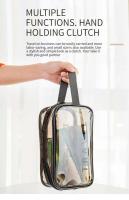 Estuche De Maquillaje Transparente PVC Organizador De Cosméticos Portátil Multipropósito Para Viajes Estuche De Entrenamiento Para Brochas De Maquillaje - details 4