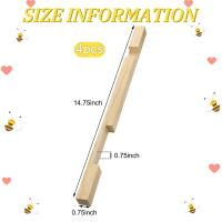 Reductor de Entrada de Panal de Madera 4PCS Durable para Guardar Panales Robadores de Miel Regalo para Principiantes en Jardín Backyard - details 2