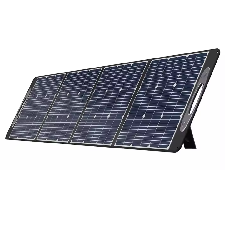 Panel Solar Plegable OUKITEL PV200 200W, 21.7% Eficiencia en Conversión Solar, IP65 Resistente al Agua, Caja Laminada con ETFE, Ideal para Camping Fuera de la Red y Cortes de Energía Inesperados - 1