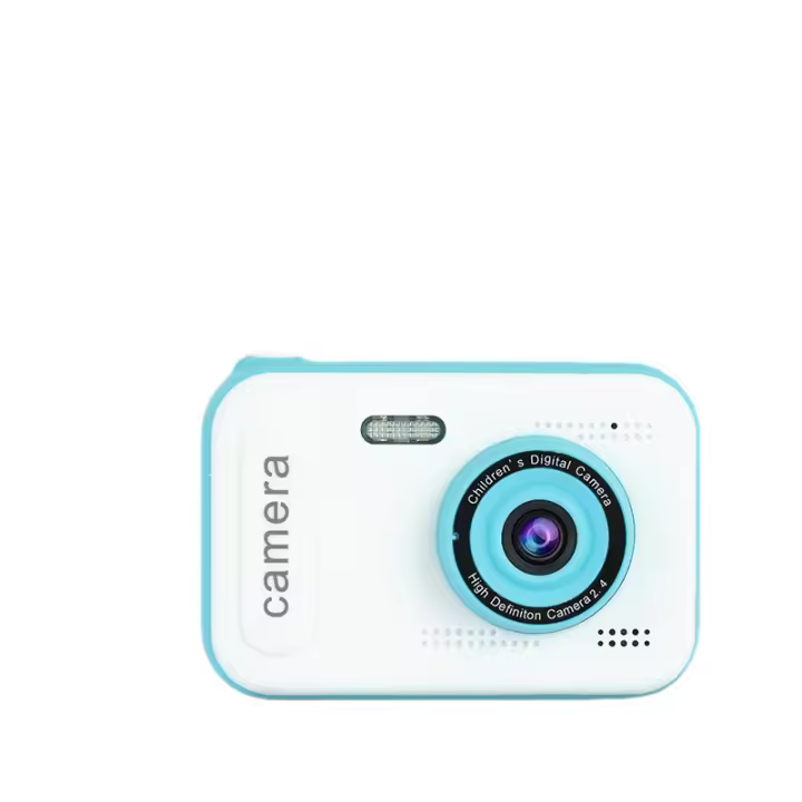 Nueva mini cámara de dibujos animados para niños con pantalla de 2,4 pulgadas, frontal y trasera, HD, 4000 W, cámara dual, grabadora de vídeo de juguete - 1