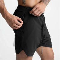 Shorts De Running Para Hombre Verano 2025 Fitness Gym Quick Dry Con Bolsillo Cierre De Cremallera Pantalones Deportivos Bodybuilding - details 15