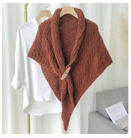Bufanda De Tela Traidora Con Botones De Cuero Para Mujer Multifuncional Estilo Casual Adecuada Para Todas Las Estaciones - details 25