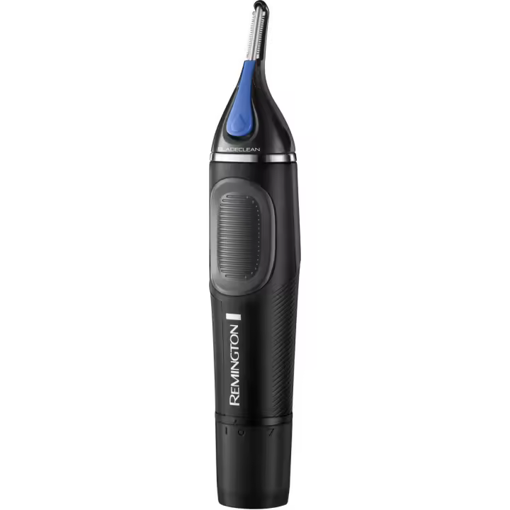 Remington Recortador facial Nano Lithium Series NE3870 - cabezal antimicrobiano, 2 cabezales intercambiables, 2 peines guía (1-5mm), funciona con pilas - 1