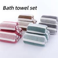 Juego De Toallas De Baño De 2 Piezas Estriadas Absorbentes Rápidas Y Secas Suaves Y Amigables Con La Piel Ideal Para Uso Diario - details 0