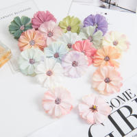 Artificiales Flores Baratas Cabezas De Margarita Rosa Para Decoración De Hogar Boda Fiesta DIY Scrapbook Plantas Falsas Corona De Aro - details 4