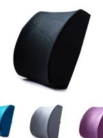 Almohada De Lumbar Soporte Para Silla De Oficina Y Coche, Almohada De Espuma De Memoria Multifuncional Para Espalda Cushion De Veludo - details 0
