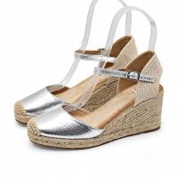 Calzados Soraia, Sandalia de Antelina y Plataforma de Yute, Espardeñas de Cuña, para Mujer. - details 49