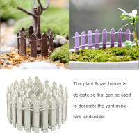 Mini Valla De Madera Para Jardín Decorativa Blanco 100x5cm Accesorio De Paisaje Para Balcones Y Courtyards Interior Fencing De Madera Miniatura - details 3