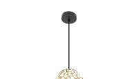 Fabrilamp -Colgante Tebas Negro/blanco/oro 1xe27 Regx25x25 Cm - details 3