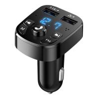 Transmisor FM Bluetooth Inalámbrico Para Coche Kit De Manos Con Cargador USB Doble 2.1A Reproductor De MP3 TF Card U Disk AUX Player - details 0