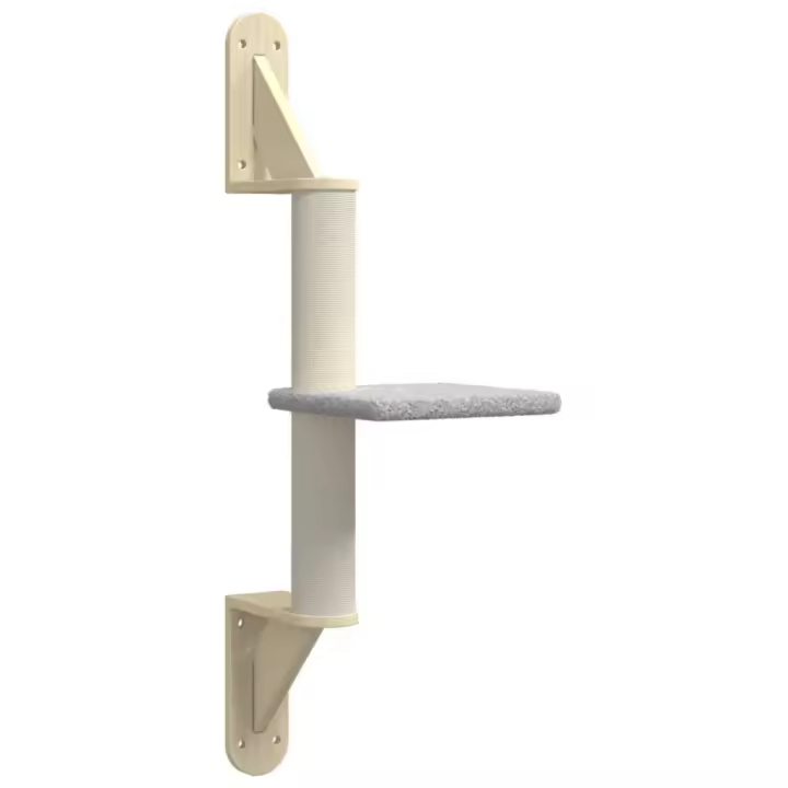Árbol limpiador para Gatos de comparación gris Claro 85,5 cm - 1