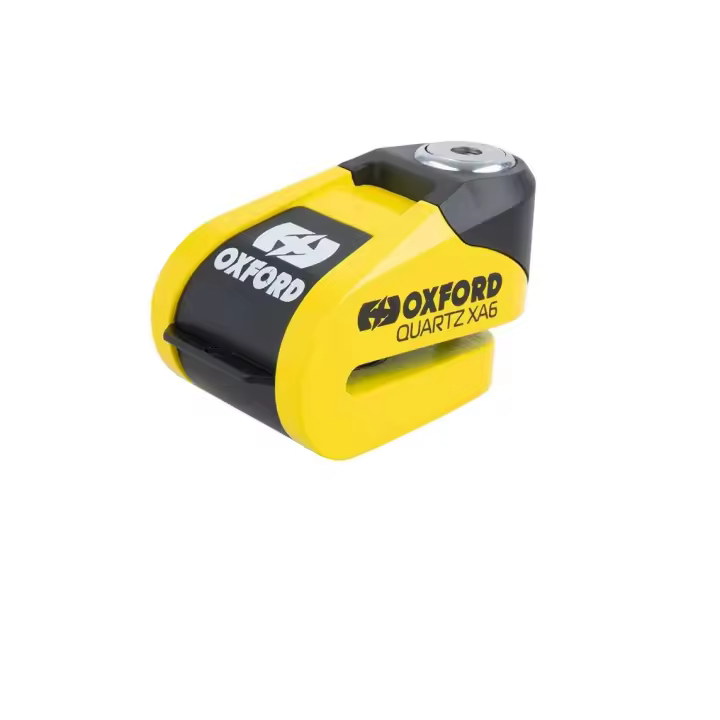 Candado Disco Moto Oxford Quartz XA6 6MM Yellow - 1