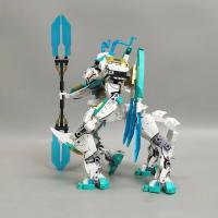 Bloques De Construcción Creativos Serie Mecha Batalla Deformada Dragón Blanco Caballo Modelo Juguetes Transformables Para Niños Regalos Tamaño Pequeño Compatible Con Lego Material ABS - details 10