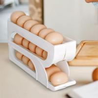 Rack Para Huevos Estante De Almacenamiento En Frigorífico Organizador De Alimentos De Plástico De 3 Capas Para Cocina - details 6