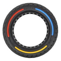 Neumático Sólido De Repuesto Para Scooter Eléctrico NIU KQI3 Tamaño 9.5x2.5-6.1 Color Flick Absorción De Choques Material De Goma - details 7