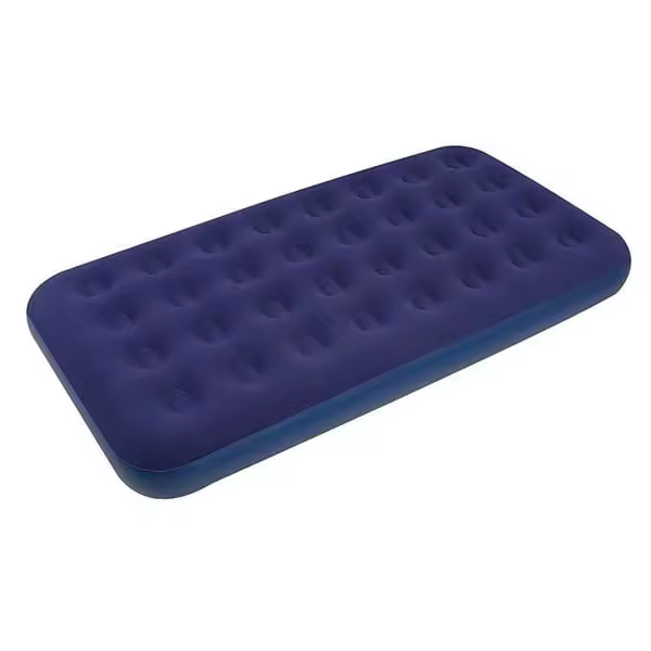Colchón Inflable Gerimport para Exteriores - Vinilo Resistente - 191x99x22 Cm - Azul - 1