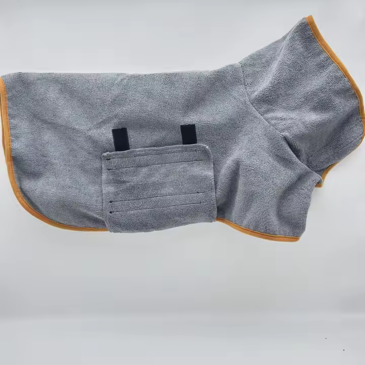 Toalla De Baño Absorbente Para Perros Rápida Secado Poliéster Uso Doméstico Tamaño Estándar Accesorio Para Mascotas - 1