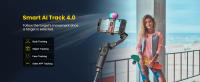AOCHUAN Smart XE Combo1 Stabilizador Gimbal De 3 Ejes Inteligente Para Smartphone iPhone Y Android Con Varilla De Extensión - details 5