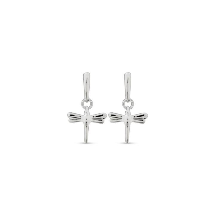 Pendientes UNOde50 Fortune Libélula Baño Plata PEN0867MTL0000U. Pendientes UNO de 50. Pendientes UNOde50 para mujer modelo Fortune fabricados en aleación de metales bañados en plata, en forma de libélulas colgantes.  Su cierre es de presión