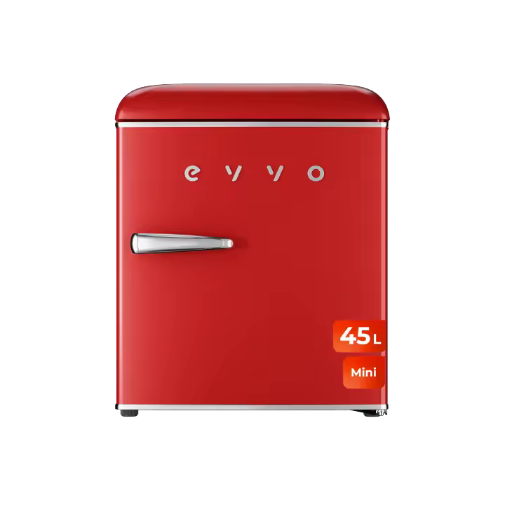 Mini Frigorífico EVVO 45L con Control de Temperatura, Luz Interior y Estilo Retro en Varios Colores - 1