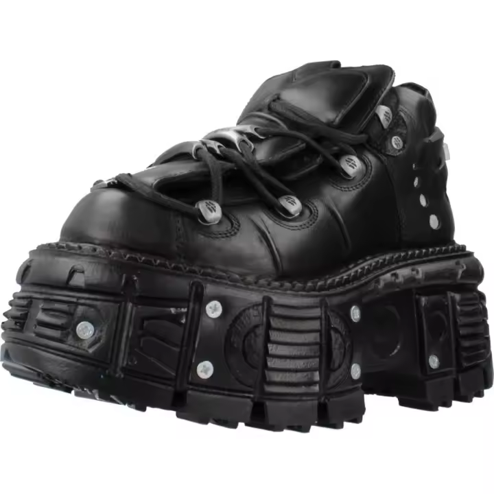 Botines Mujer Marca New Rock Modelo M Tank106 C2 - 1