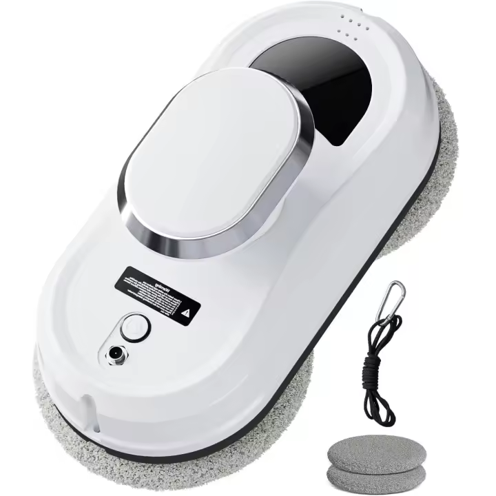 RELAXTY Robot Limpiacristales Electrico 90W con Succión 5600Pa – Limpia Cristales para Ventanas, Control Remoto - 1