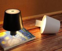 Lámpara De Noche LED Recargable USB En Forma De Setas Con Interruptor Táctil 3 Colores Para Decoración De Restaurantes Habitaciones Clubes Bares Cafés - details 10