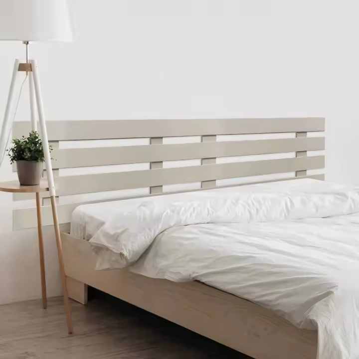 DHOME Cabecero de Madera Horizontal 4 DM Reciclado Estilo Palet Dual - 1