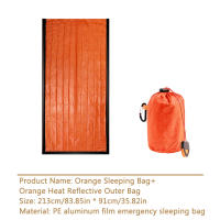 Bolsa De Dormir De Emergencia Aluminio Película Tapete Térmico Impermeable Y Viento Práctico Para Camping Y Senderismo - details 4