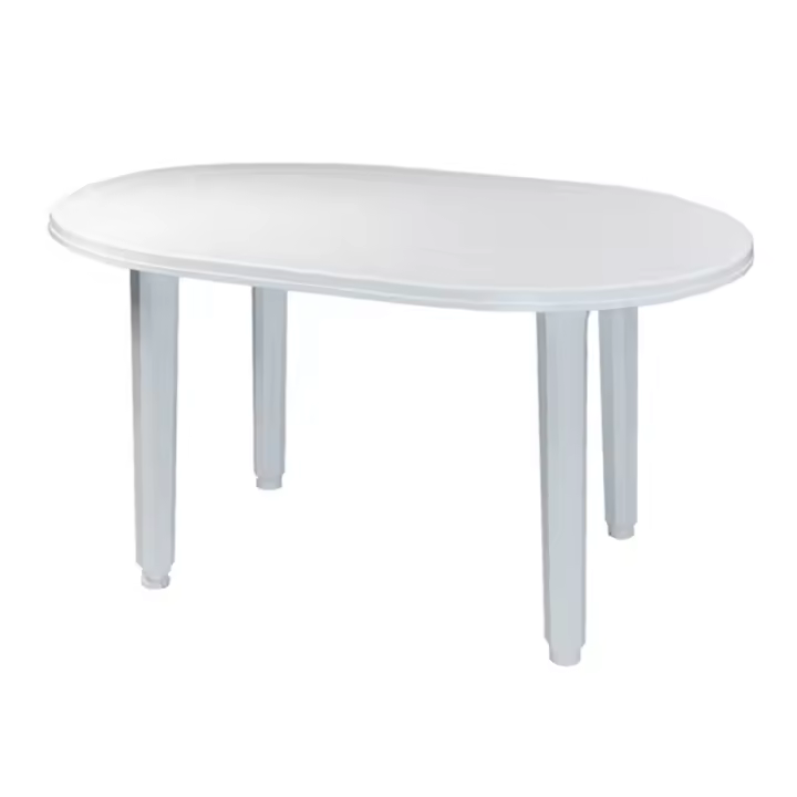 Mesa Garden Life Oval 130x90 Cm Blanca 4020 - 1