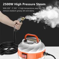 2500W Limpiadora a vapor portátil, esterilización a alta temperatura para aire acondicionado, cocina, campana extractora, coche, baño, lechada y azulejos. - details 1