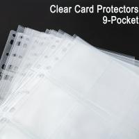 9 Páginas De Bolsillos Para Tarjetas De Colección De Deportes Dobles Con 11 Agujeros Ajustable Para Anillo De 3 Hojas Y TCG - details 2