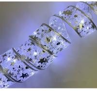 Luces De Encaje LED Para Decoración De Navidad 10m Arco De Cinta Luminosa Adornos Para Árbol De Navidad Y Hogar Decoraciones De Año Nuevo 2025 - details 5