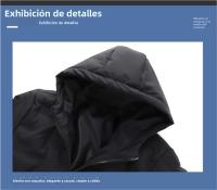 Parka Hombre Abrigo De Plumas De Pato Blanco Corto Para Estudiantes Jóvenes Otoño Invierno Con Capucha Cierre De Cremallera - details 9