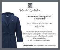 Unisex Renato Balestra Mochila con capucha en microfibra suave - details 0