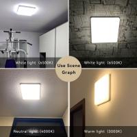 Lámpara De Techo LED Moderna 110V 220V Cuadrada Dimmable Para Cocina Comedor Dormitorio Luz De Techo 28W/30W/40W/50W - details 3