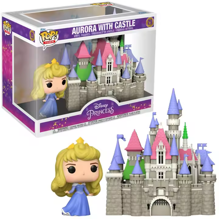 FUNKO POP! TOWN ULTIMATE PRINCESS -  AURORA CON CASTILLO,  LICENCIA OFICIAL - 56353, Nº29 - 1