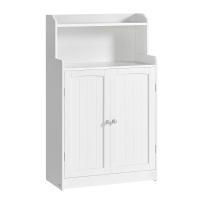 Armario de Baño, Mueble con 2 Puertas, 2 Estantes Ajustables, 30 x 60 x 100 cm, para Comedor, Cocina, Salón - details 0