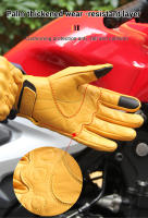 Guantes De Motocicleta De Cuero Genuino Para Hombres Invierno Moto Guantes De Verano Cuero Oveja Táctil Protección De Codo - details 4
