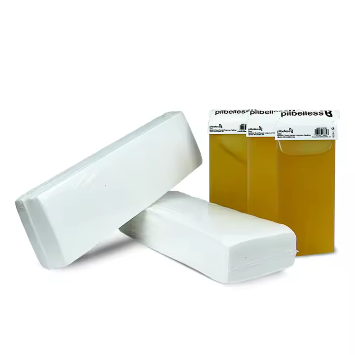 Pack 200 Bandas Depilatorias + 3 Cartuchos de Cera Roll On - 1