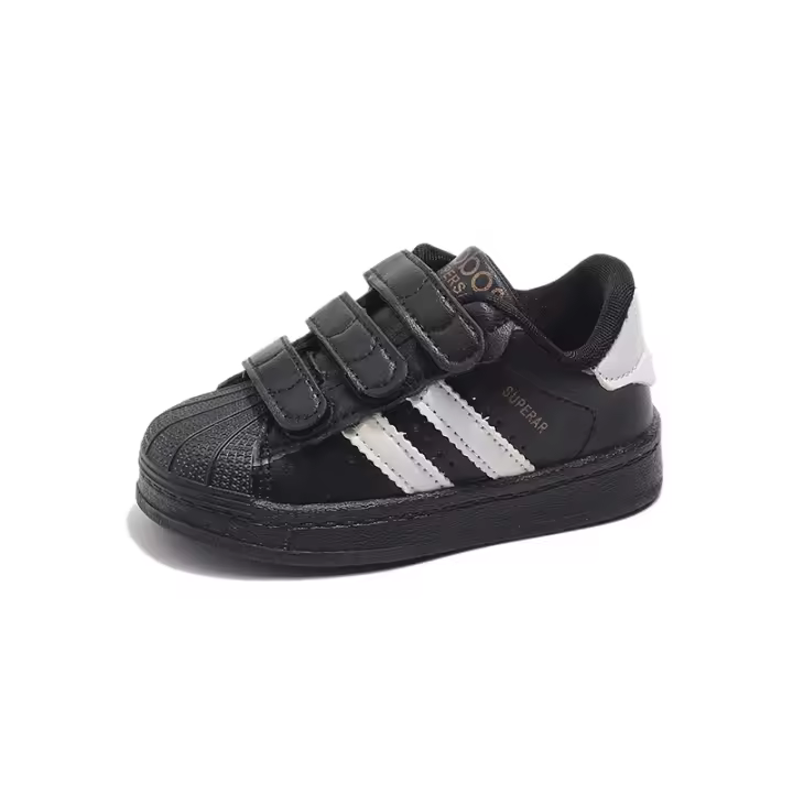 Zapatillas Para Niños Y Niñas De Cuero Azul Antideslizantes Todas Las Estaciones Cómodas Transpirables Tallas True Fit - 1