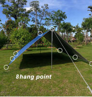 Carpa De Sol Impermeable Para Camping Y Playa Super Ligera Canopy De Jardín Telar De Sol Para Turistas Carpa De Sol Para 3-4 Personas - details 6